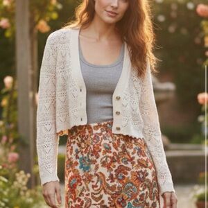 H&M Cream Knit Sweater